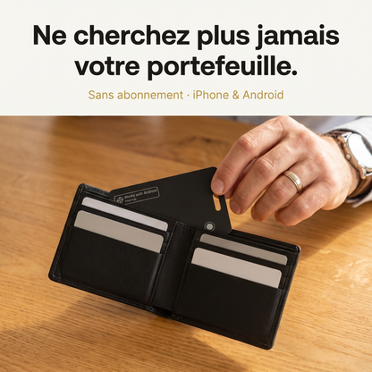 Ne cherchez plus jamais votre portefeuille : la carte SylVeni glissée dans un portefeuille